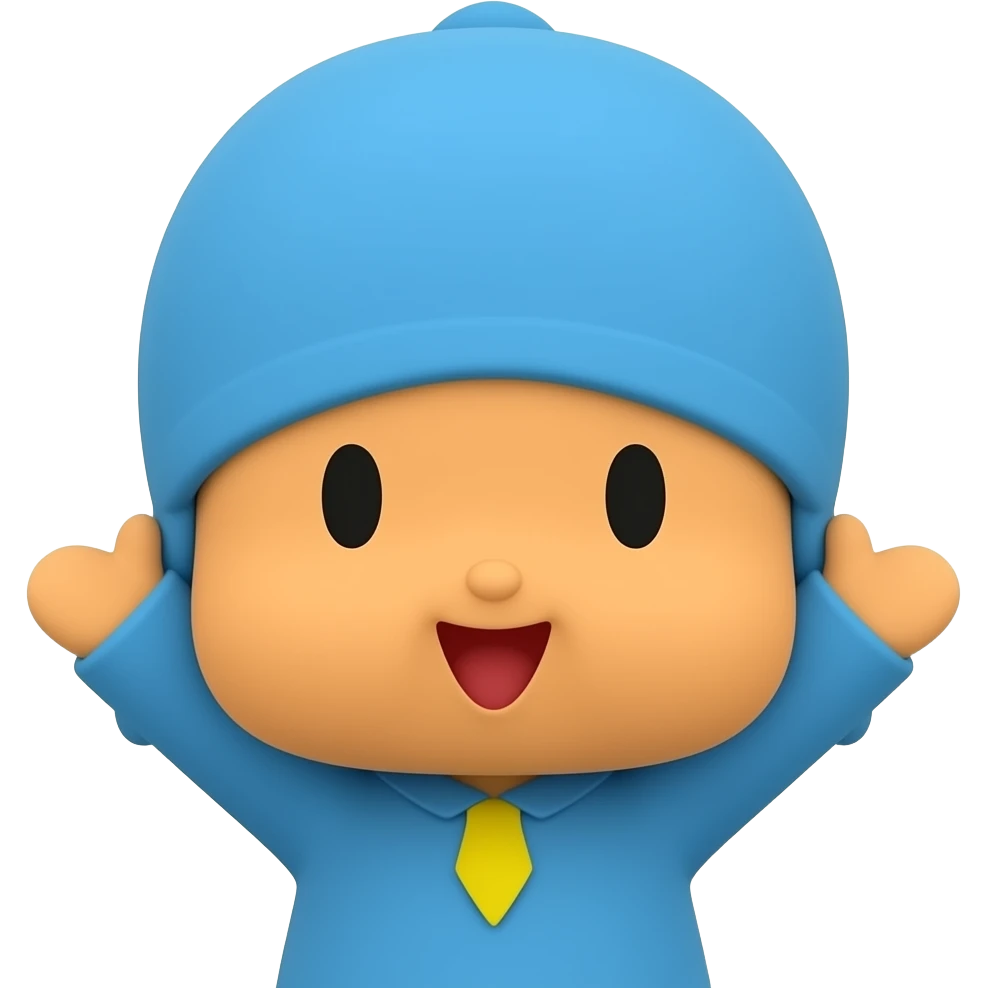 POCOYO para colorir emoji