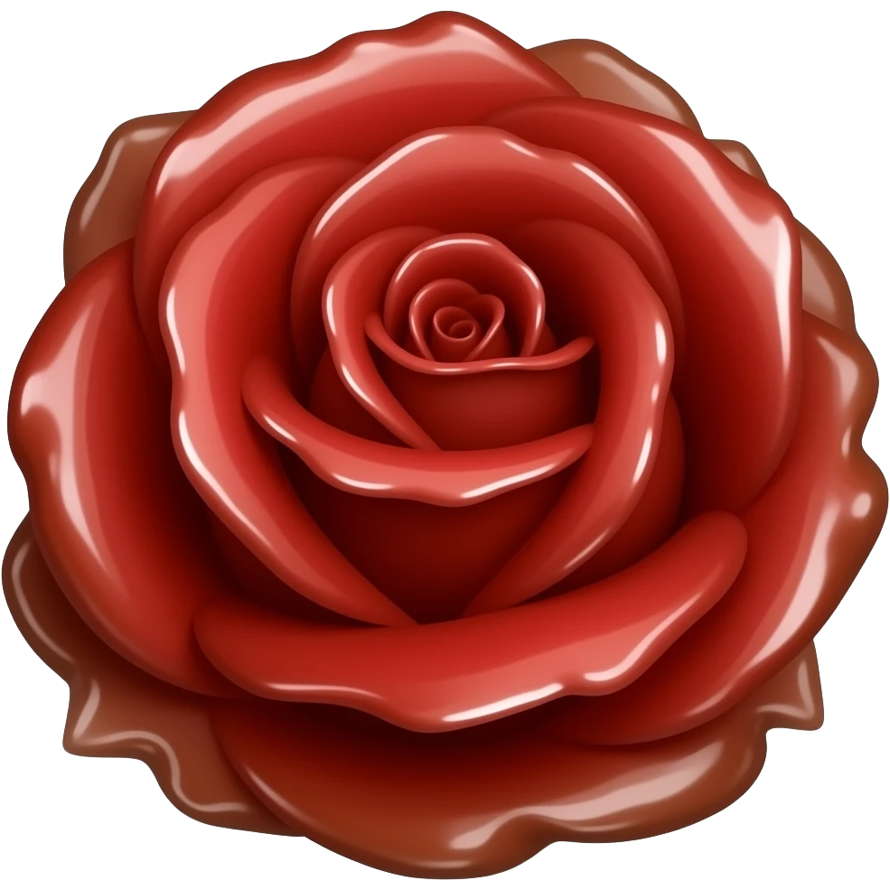 Valentine chocolate roses emoji