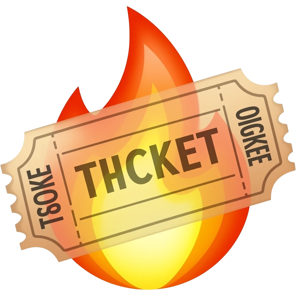Fire Ticket emoji