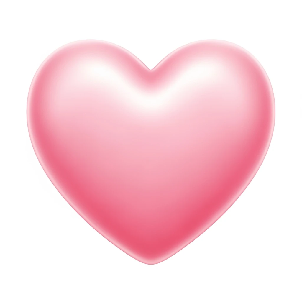 light pink heart, ultra detailed emoji