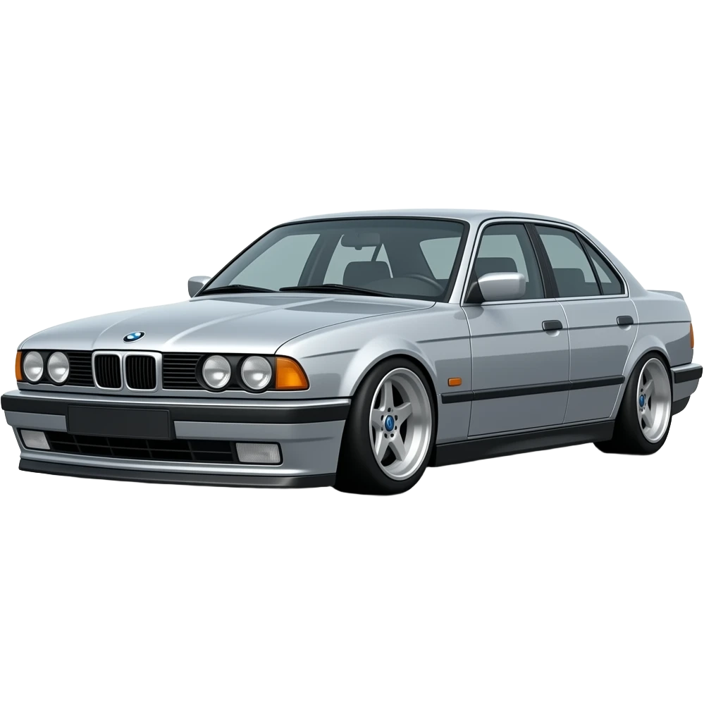 BMW e34 stance / german look emoji
