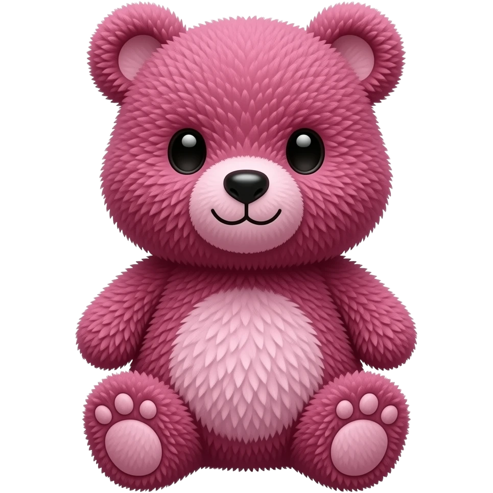 dark pink cuteness emoji