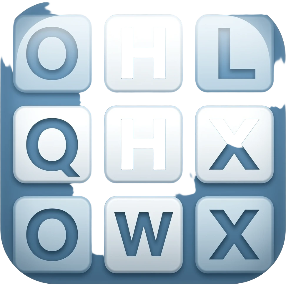i want to make a game app that is a word game give me a logo for it emoji