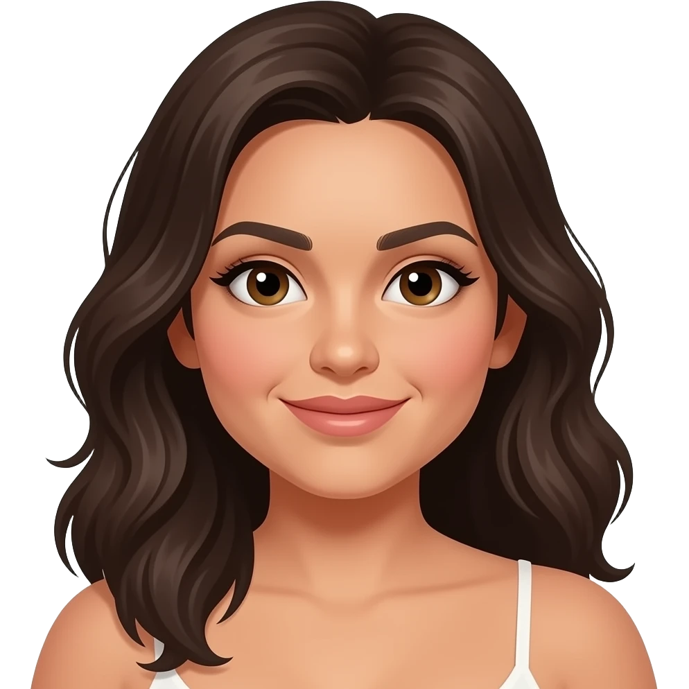 Big booty Latina naked emoji