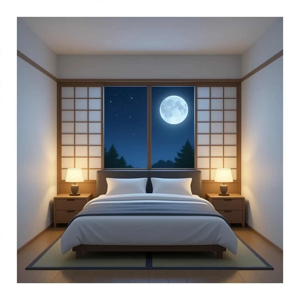 bedroom modern japan home emoji
