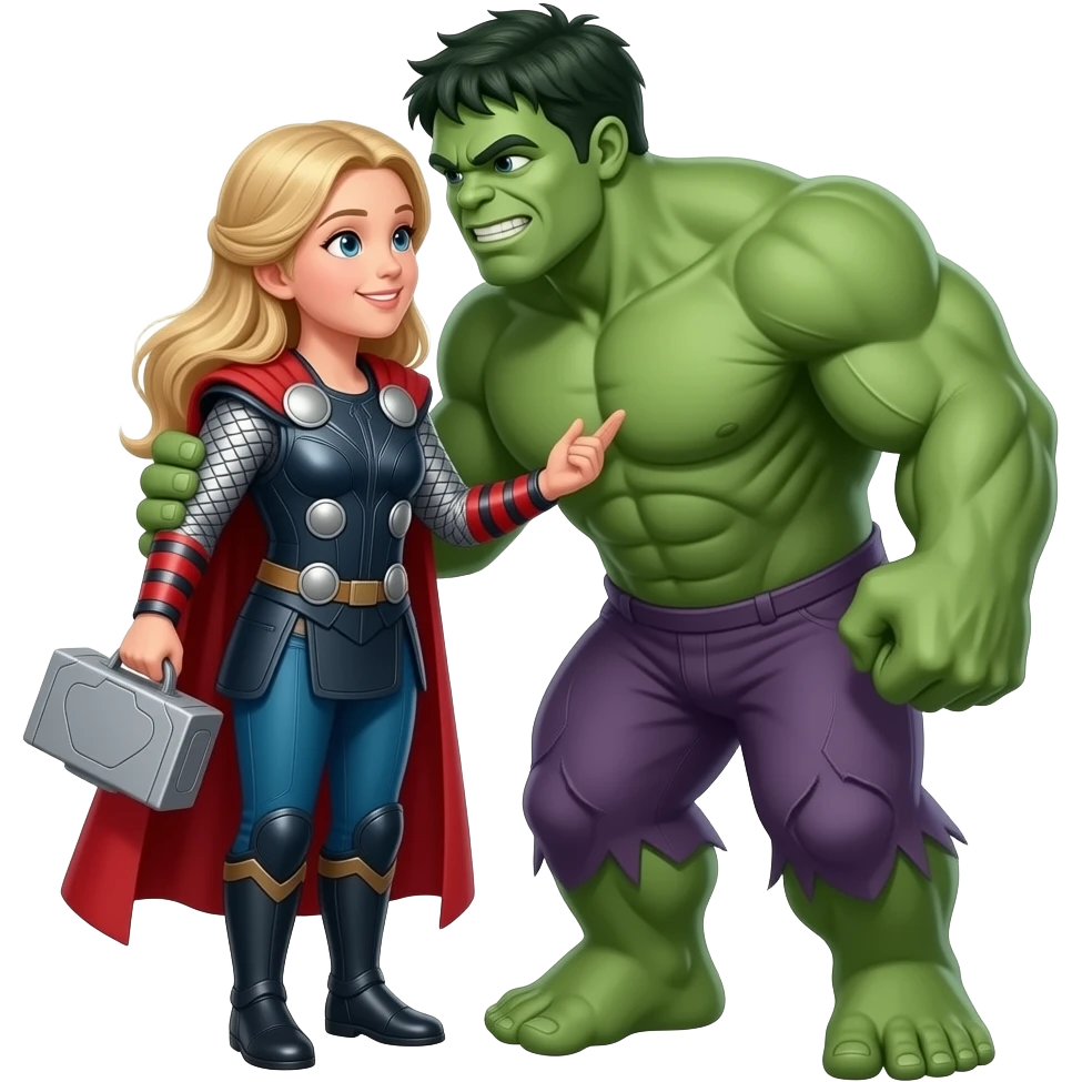 thor emulher hulklove emoji