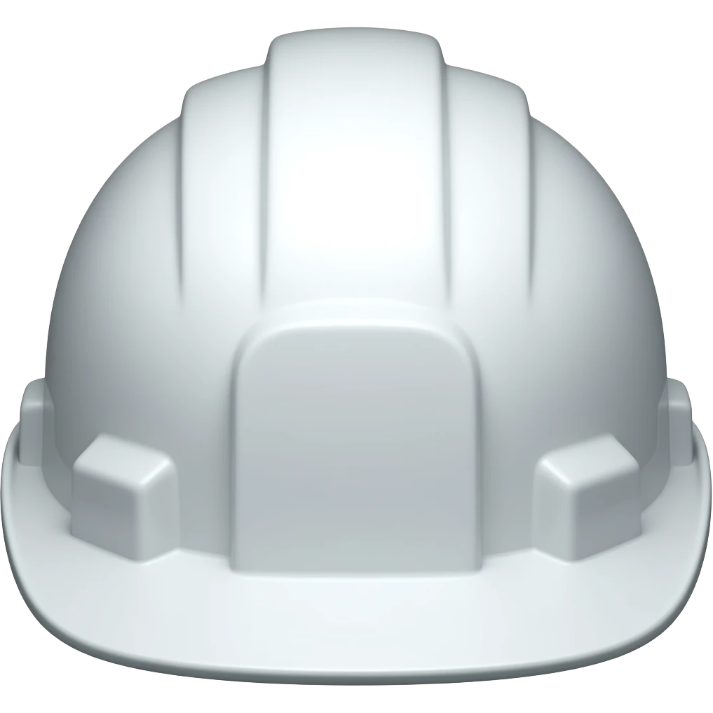 Casco blanco de ingeniero para copiar y pegar emoji