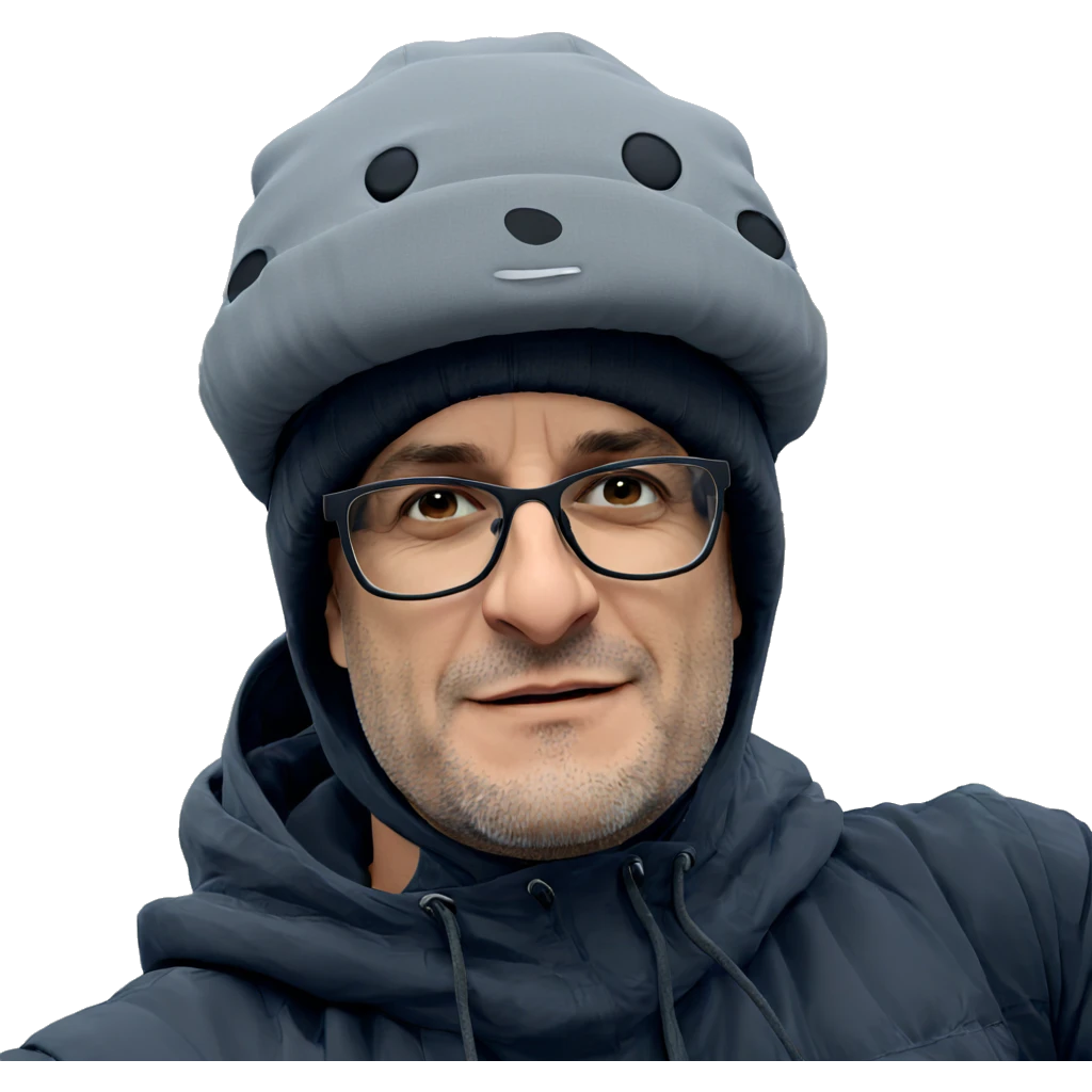 casual outdoor portrait of man emoji