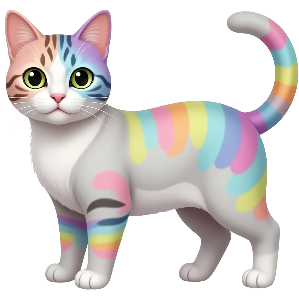 nonbinary cat emoji