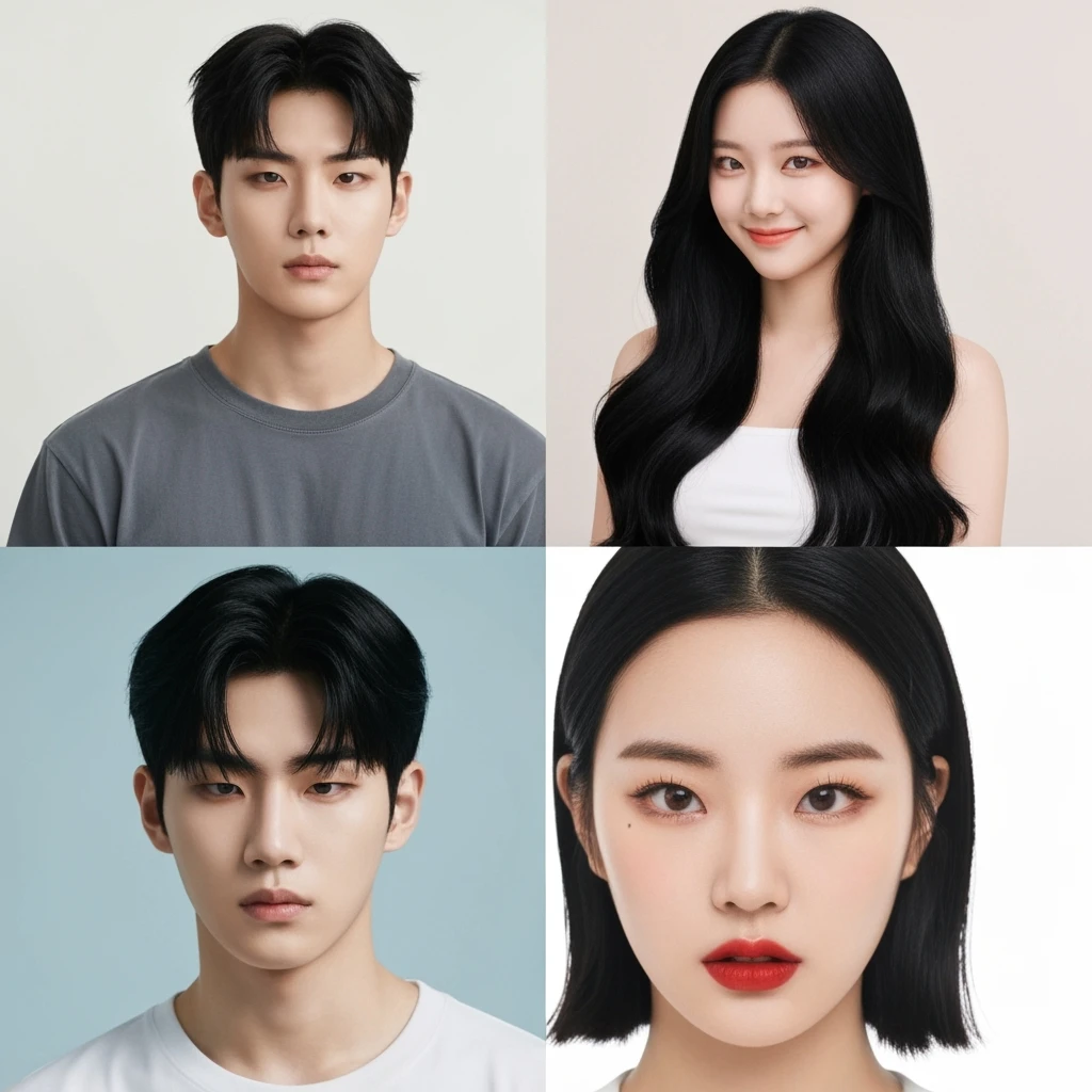kpop profile picture, minimal, expressive, variation 4 emoji
