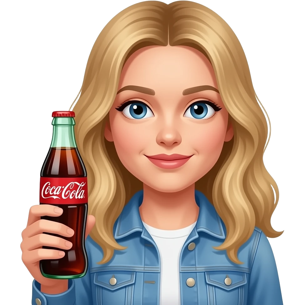 sydney sweeny with coke emoji