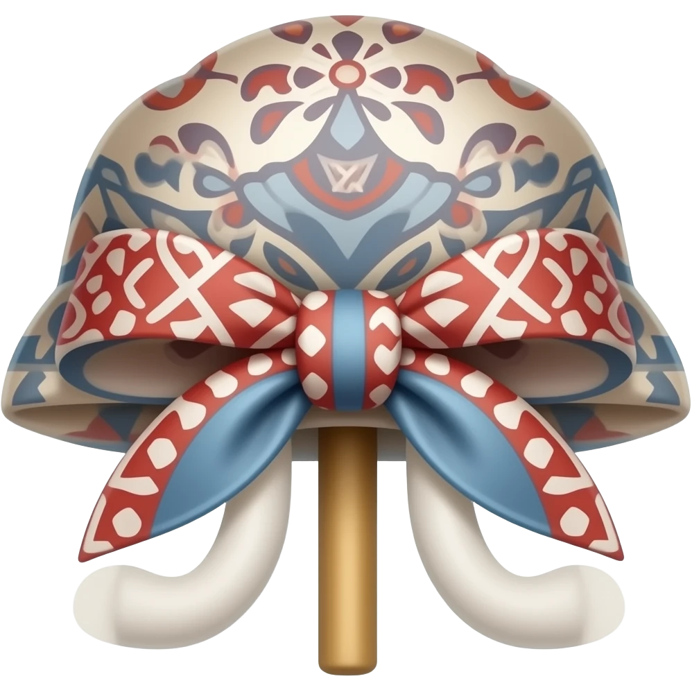 Bandana bag on a stick emoji