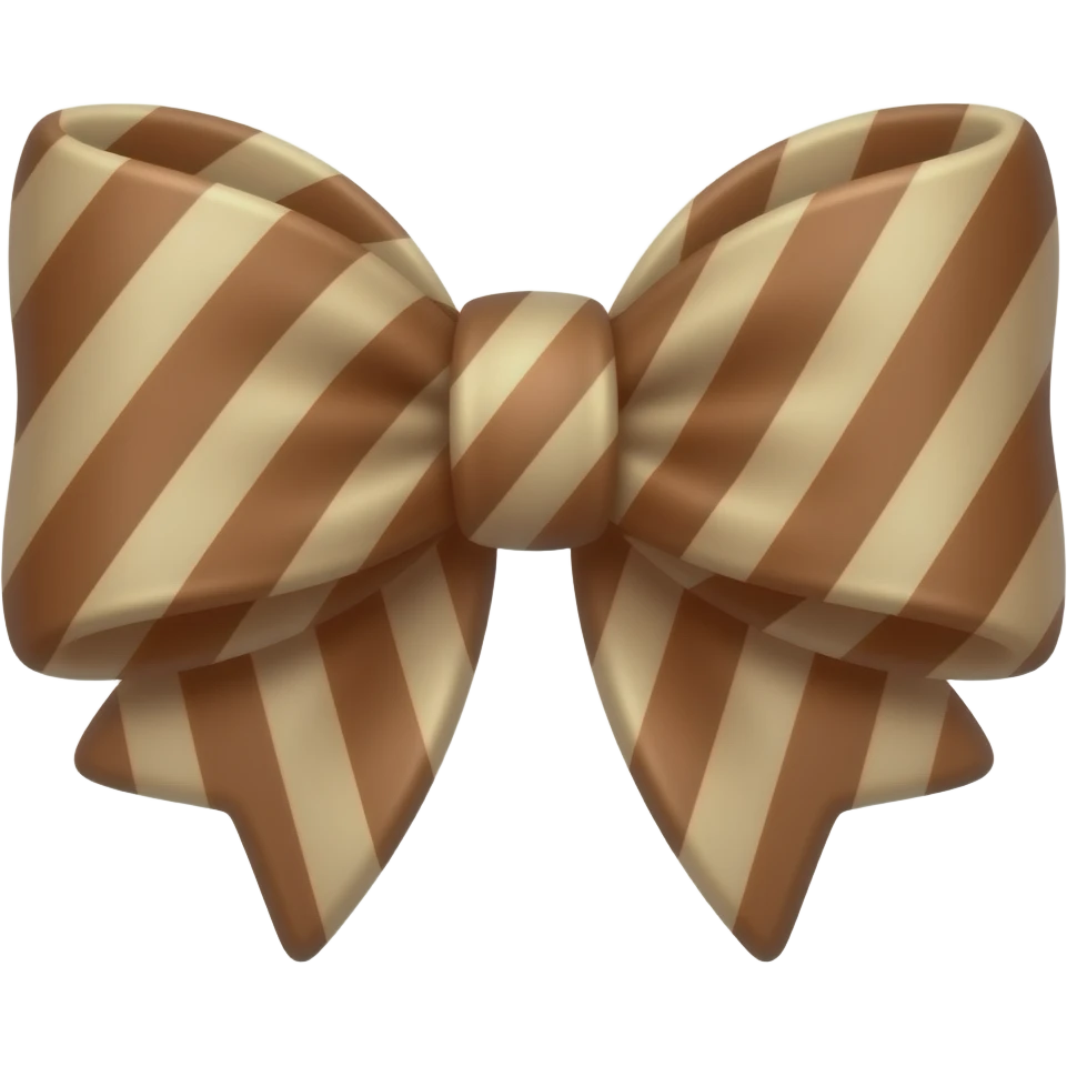 Chocolate Marshmallow bowtie emoji