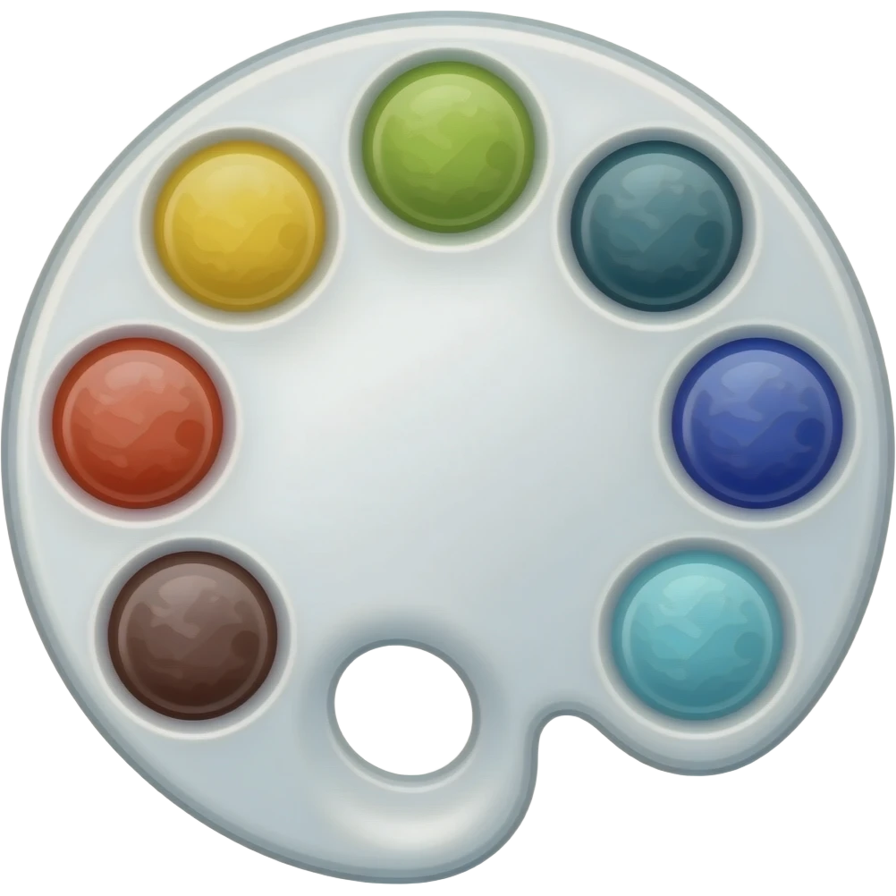 watercolour palette emoji