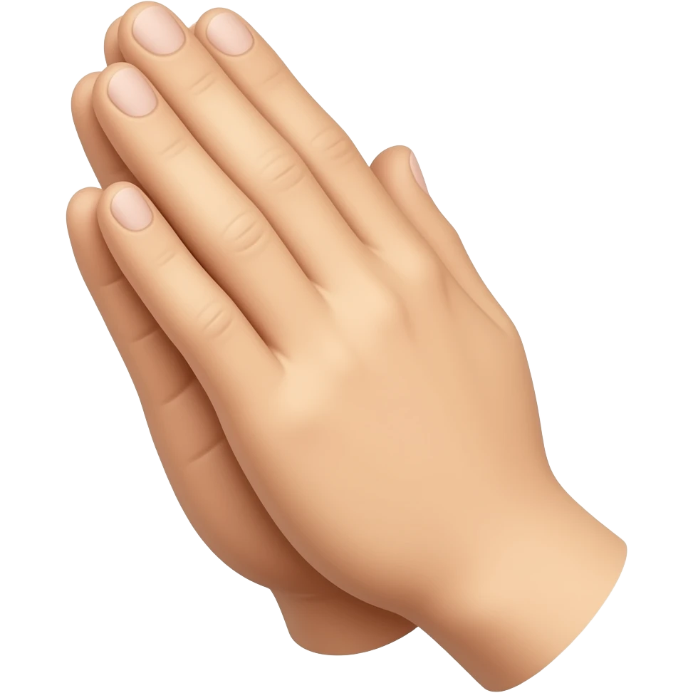 hand praying emoji