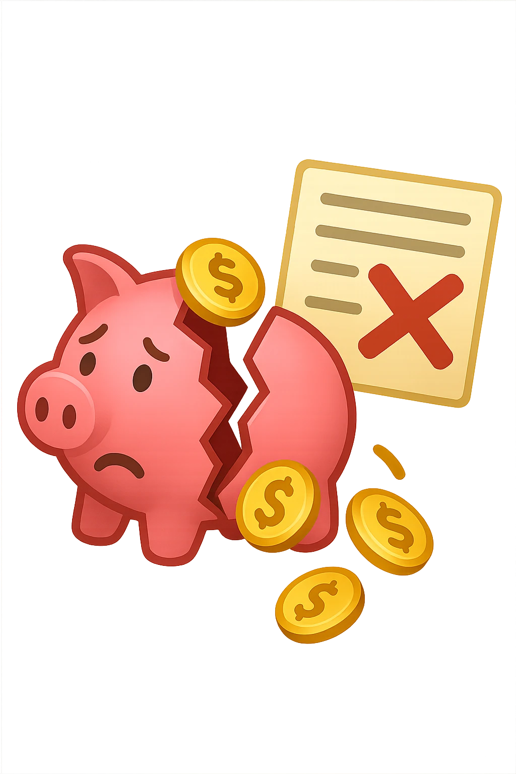 Emoji bancarotta emoji