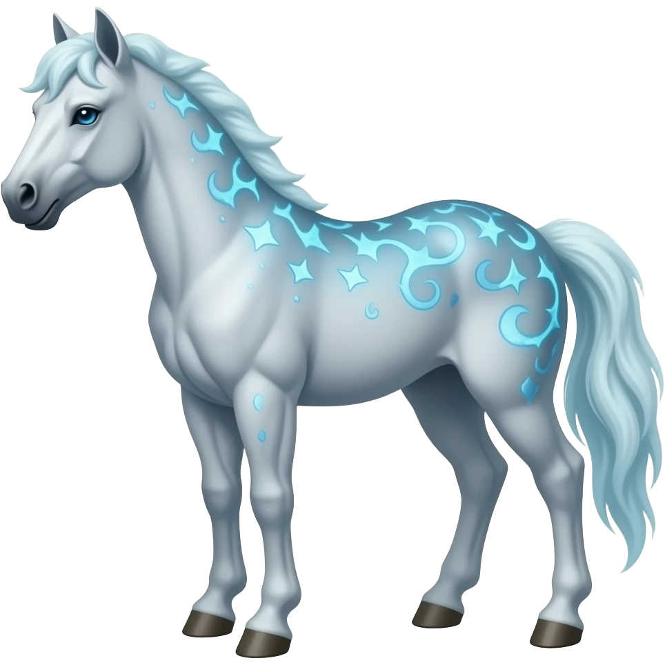 Thestral foal patronus emoji