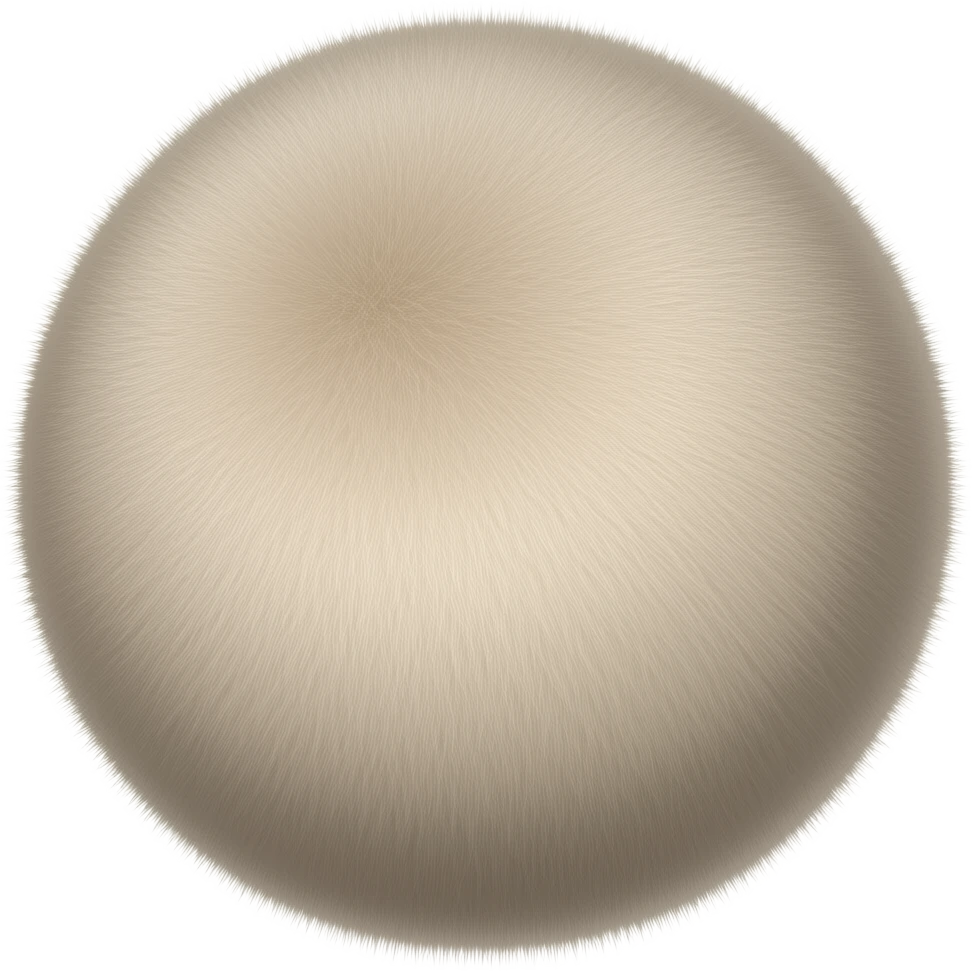 Make a circle with fur on it emoji