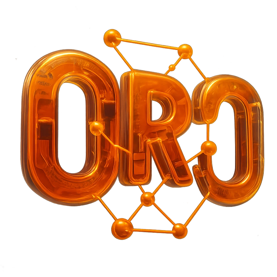 Add a digital, innovative background with holographic and circuit board elements, highlighting the orange hues and neural links. emoji