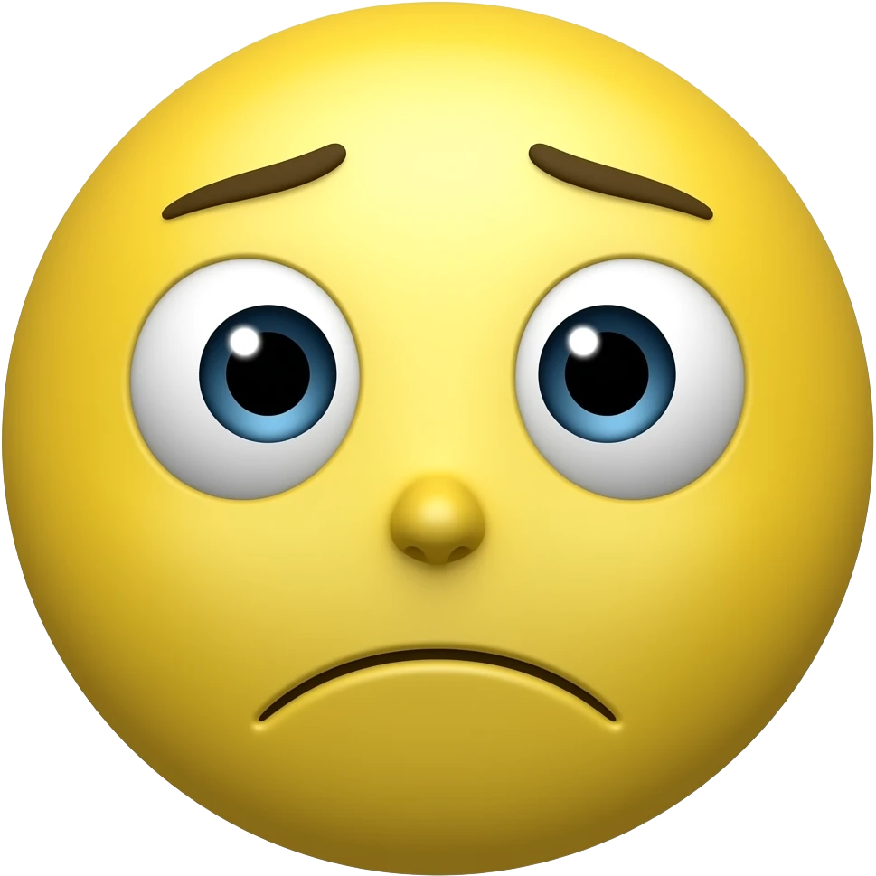 Yellow emoji troublesome emoji