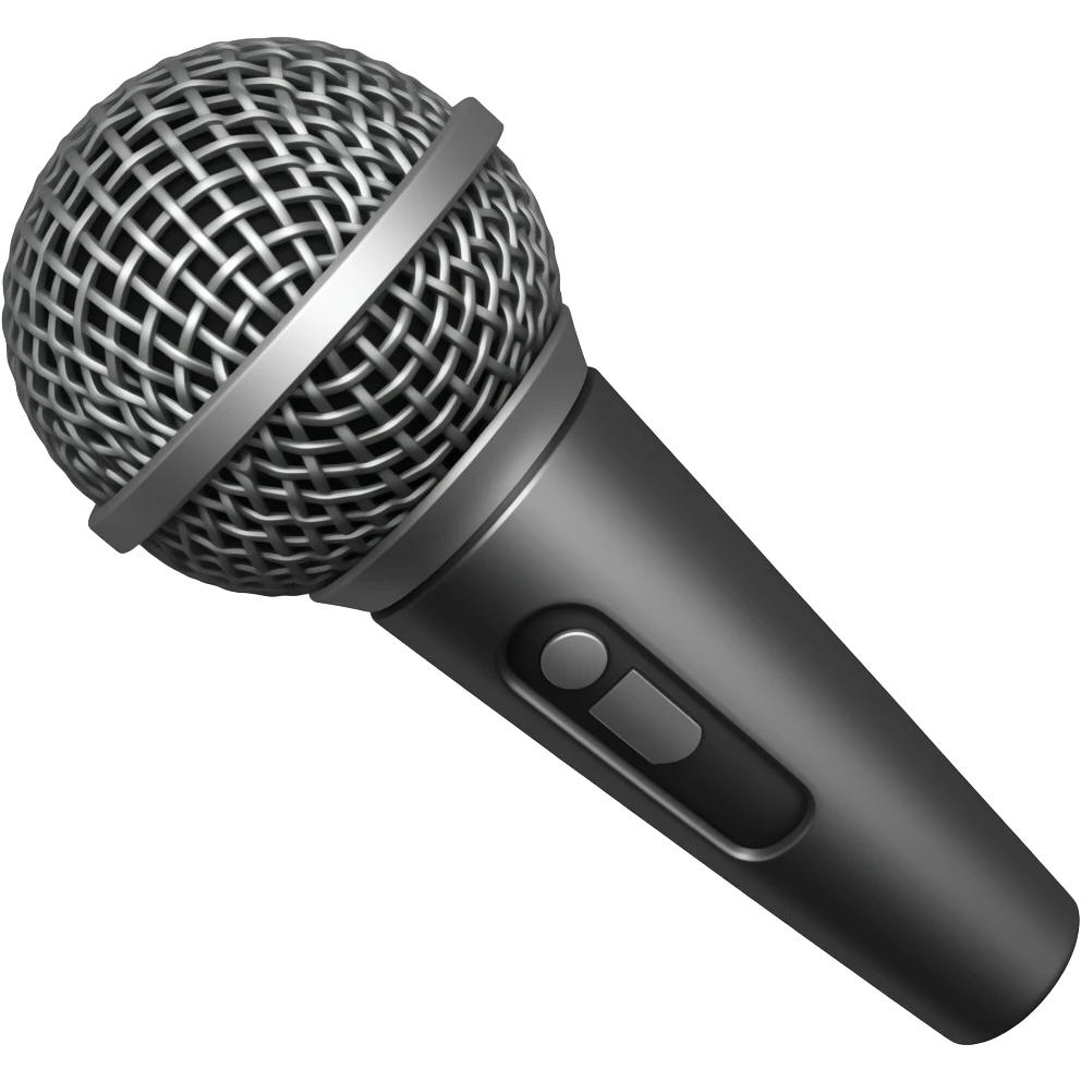 talking microphone emoji