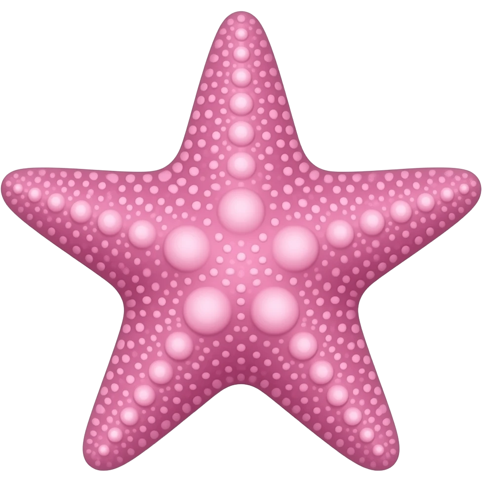 Estrella se mar rosada emoji