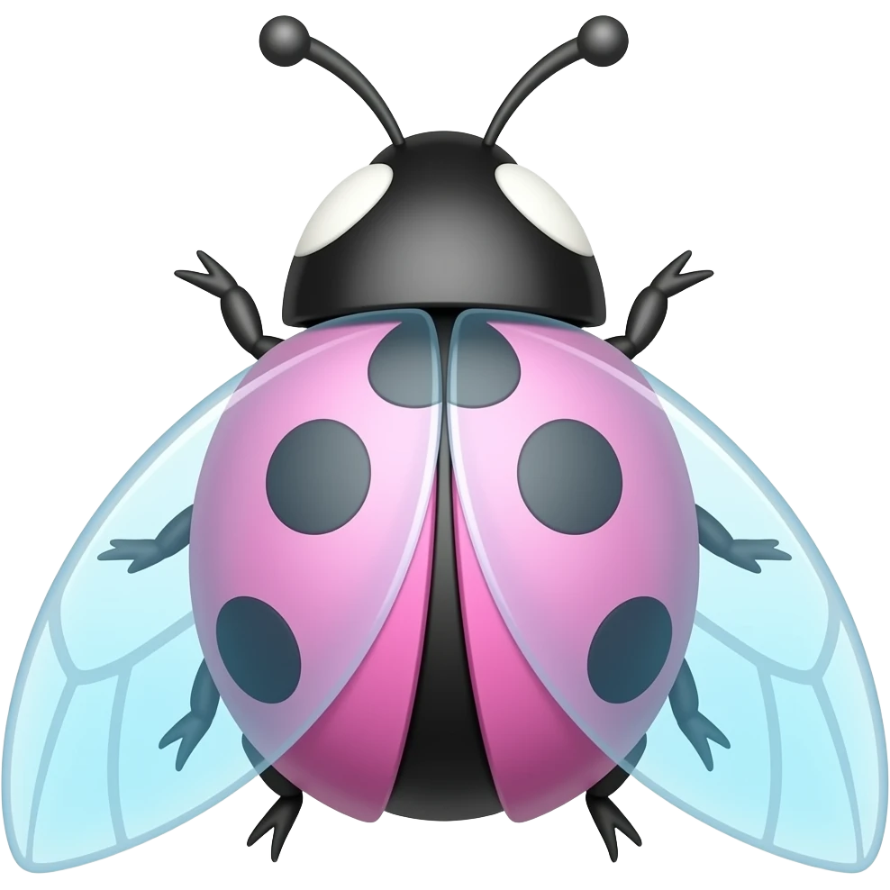 Ladybug cotton candy pink blue pokemon full body!! emoji