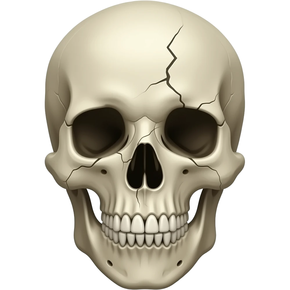 Dangures skull emoji for video edit emoji