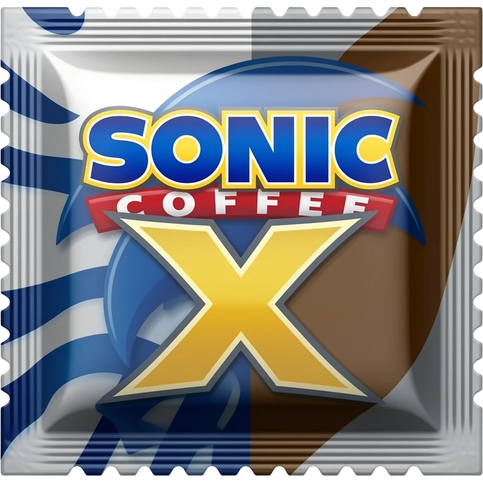 sonic x's coffee packet emoji