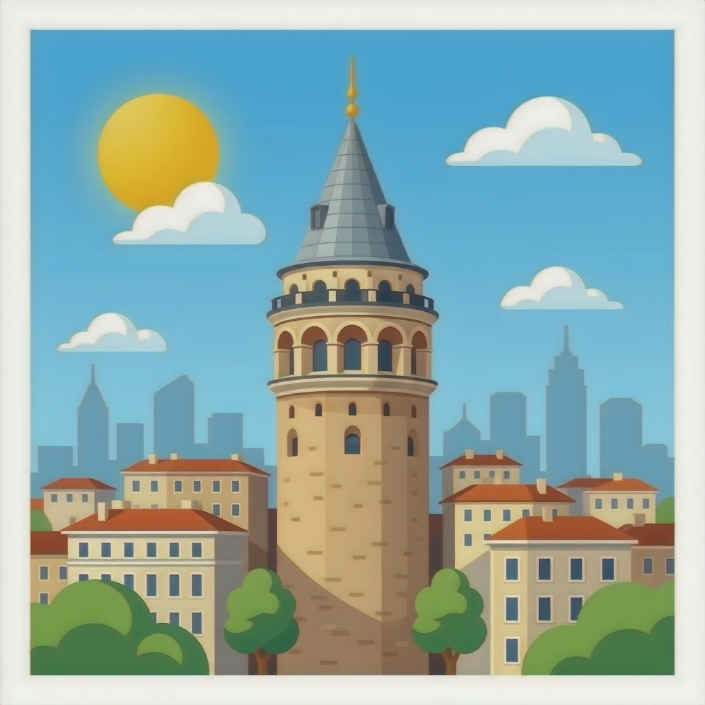 galata kulesi emoji
