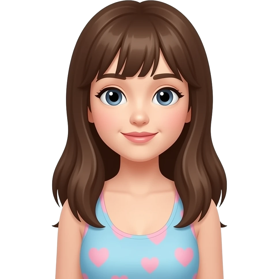 girl with breast emoji