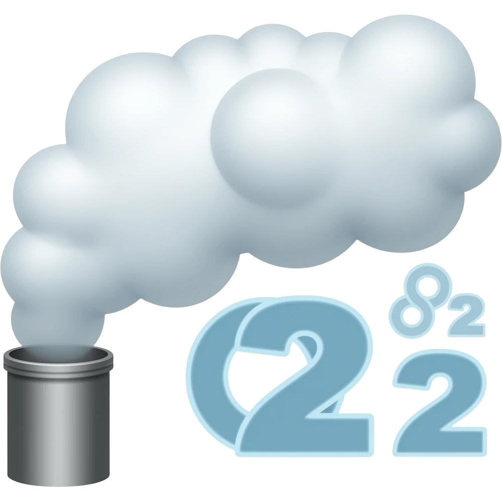 CO2 exhaust gases emoji