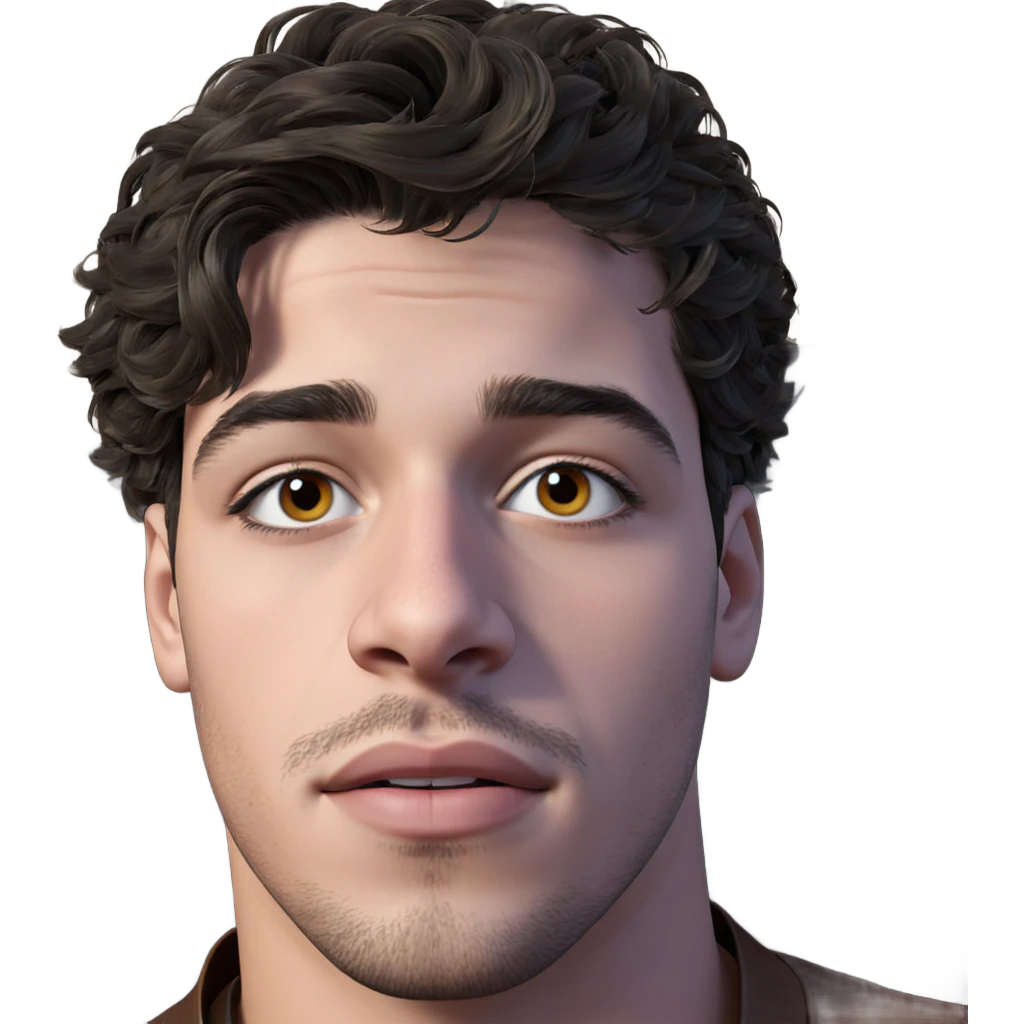 portrait of stylish young man emoji