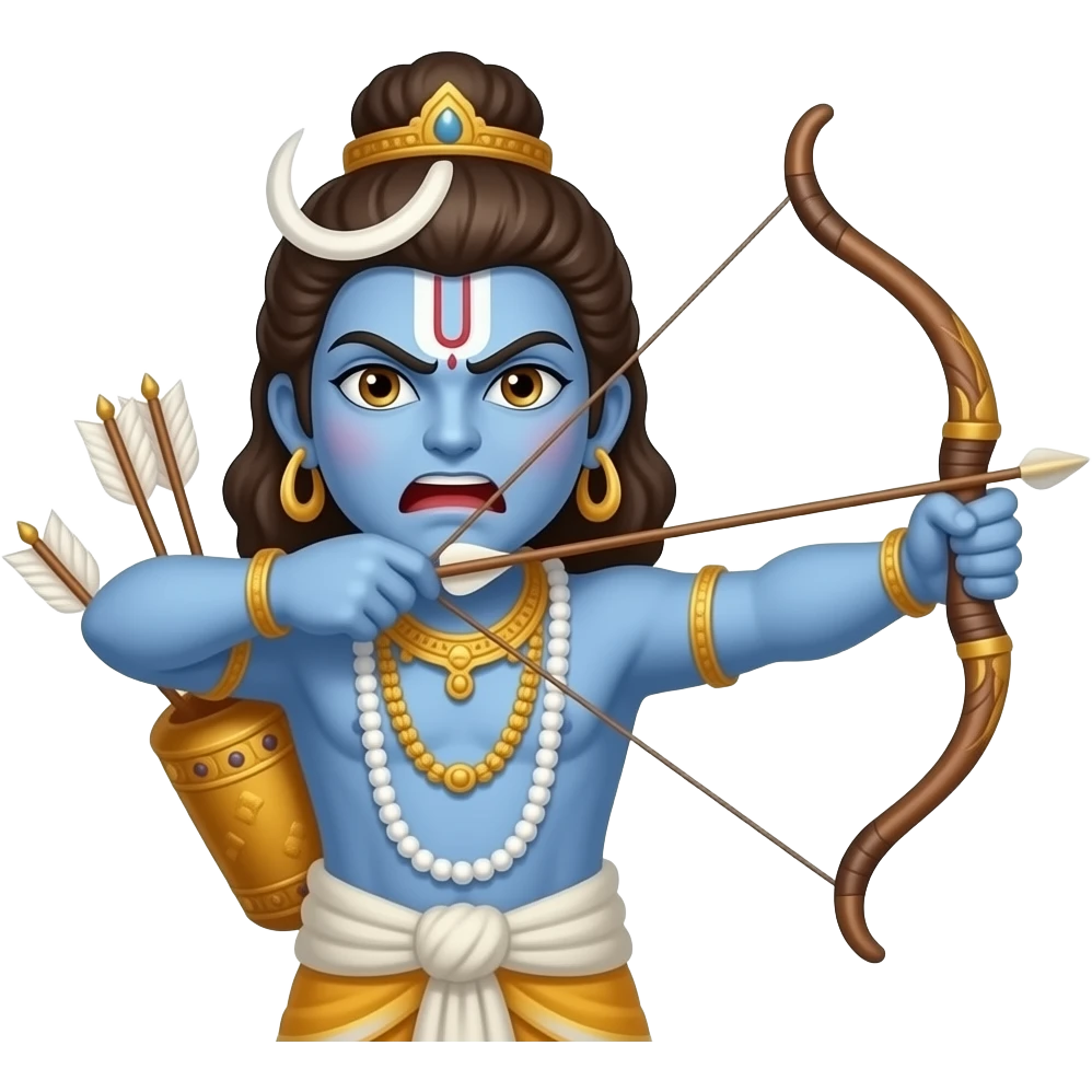Krishna Make it in Revenge style emoji