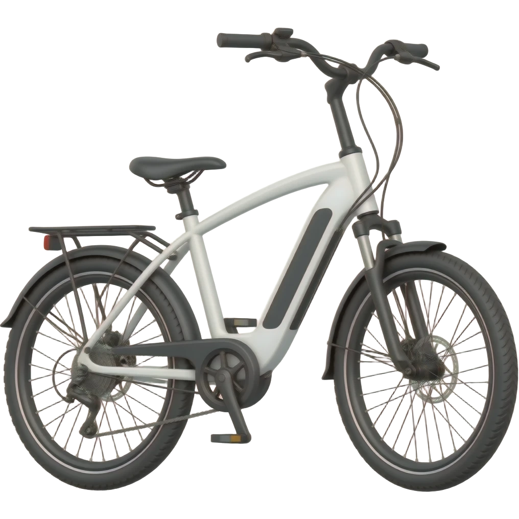 white electric cargo bike emoji emoji