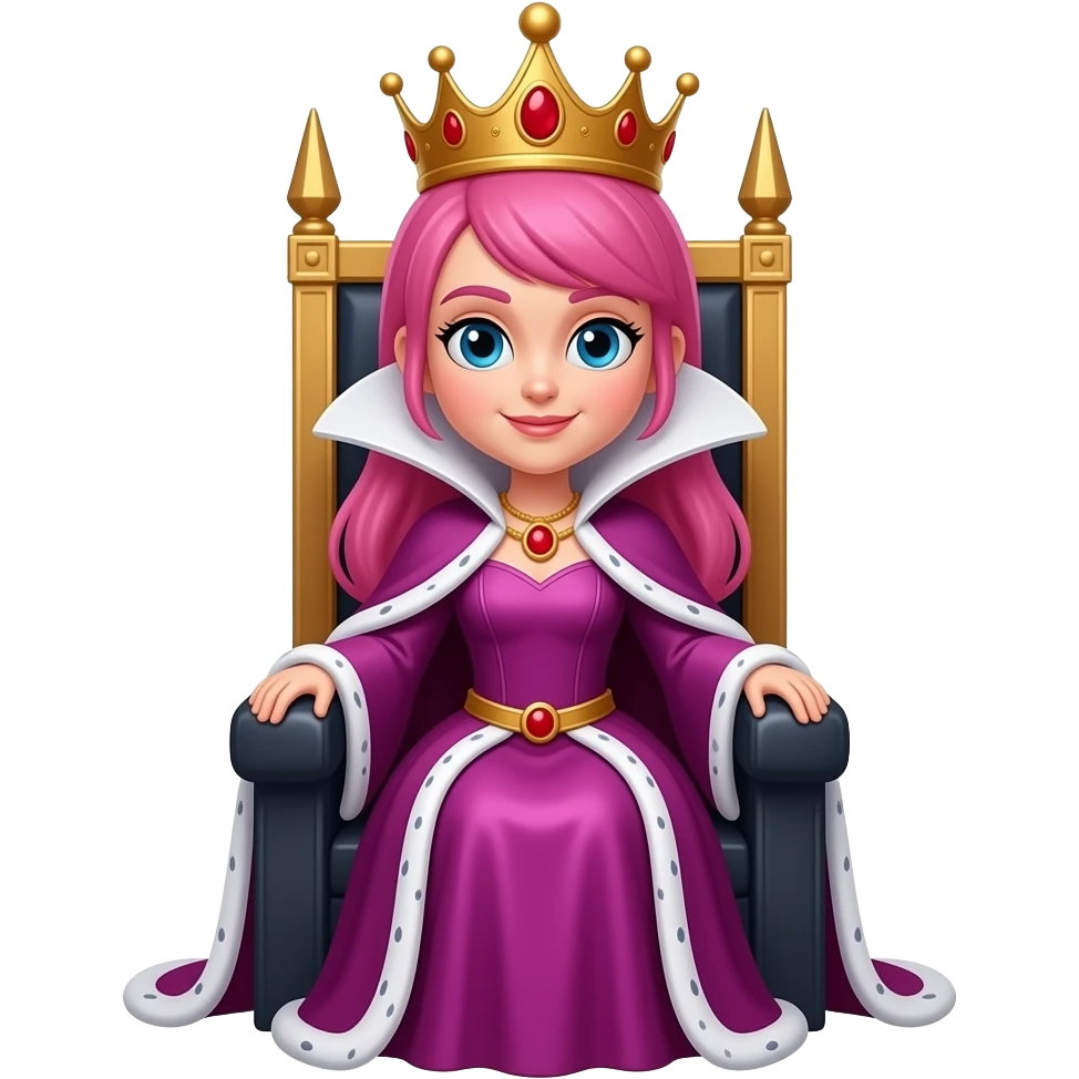 pink haired evil queen emoji