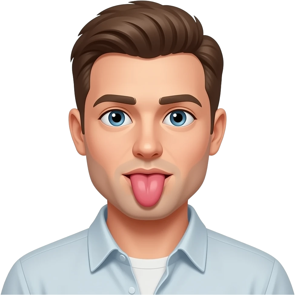 A mans licking a vagina emoji