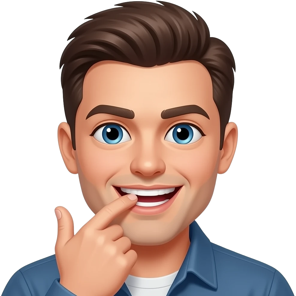 nail bite flirty emoji