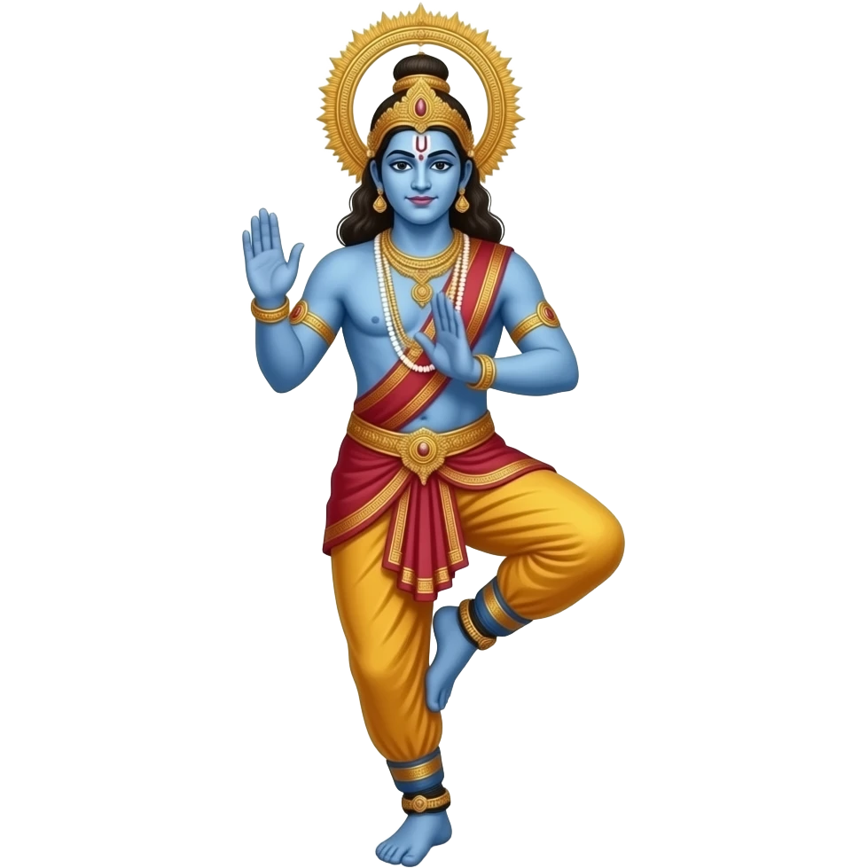 Shiv dance move stand in one leg emoji