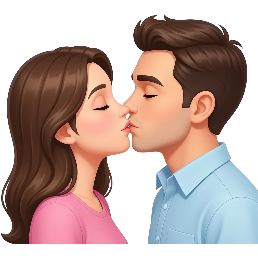 And them kissing depply emoji