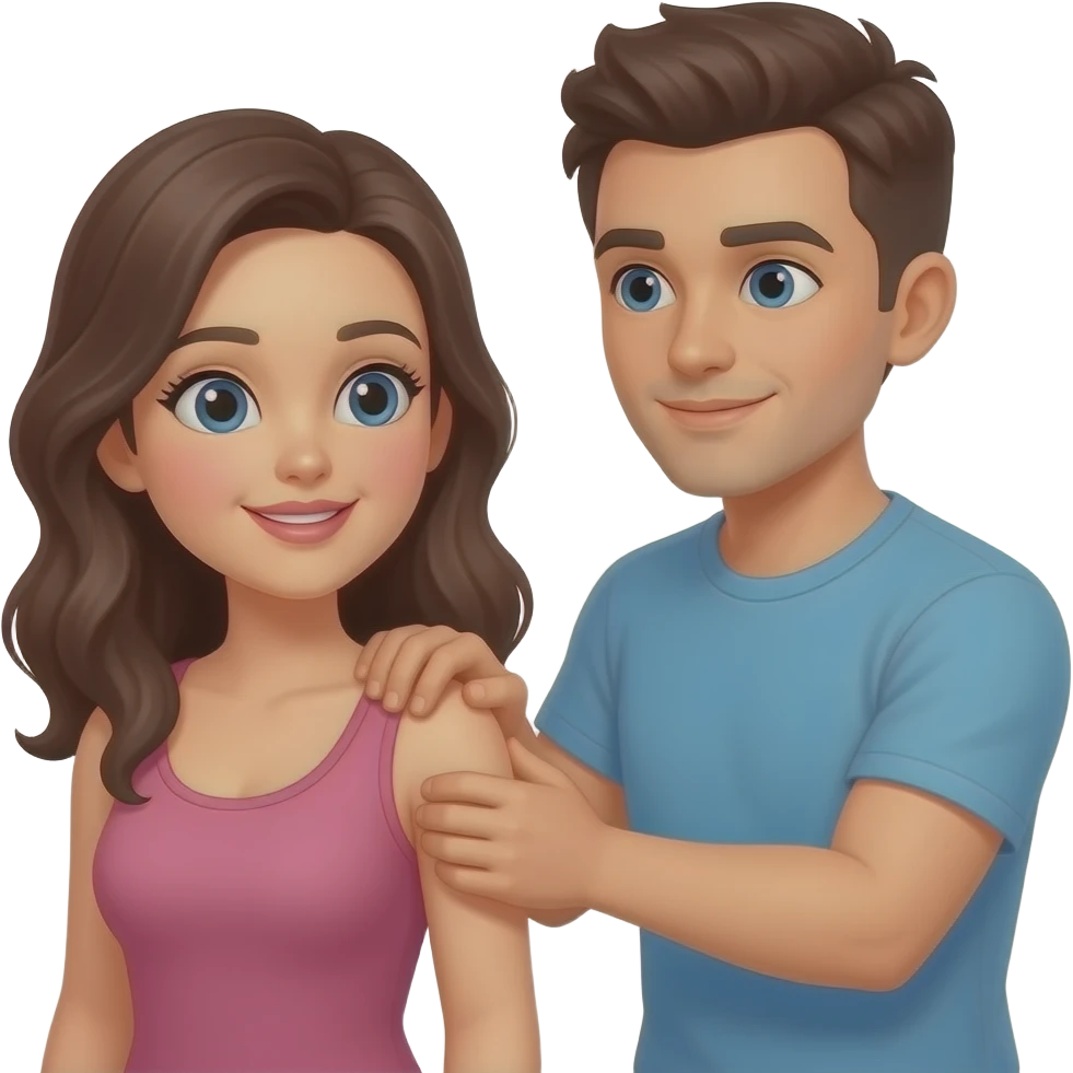 Spanking his girlfriend emoji