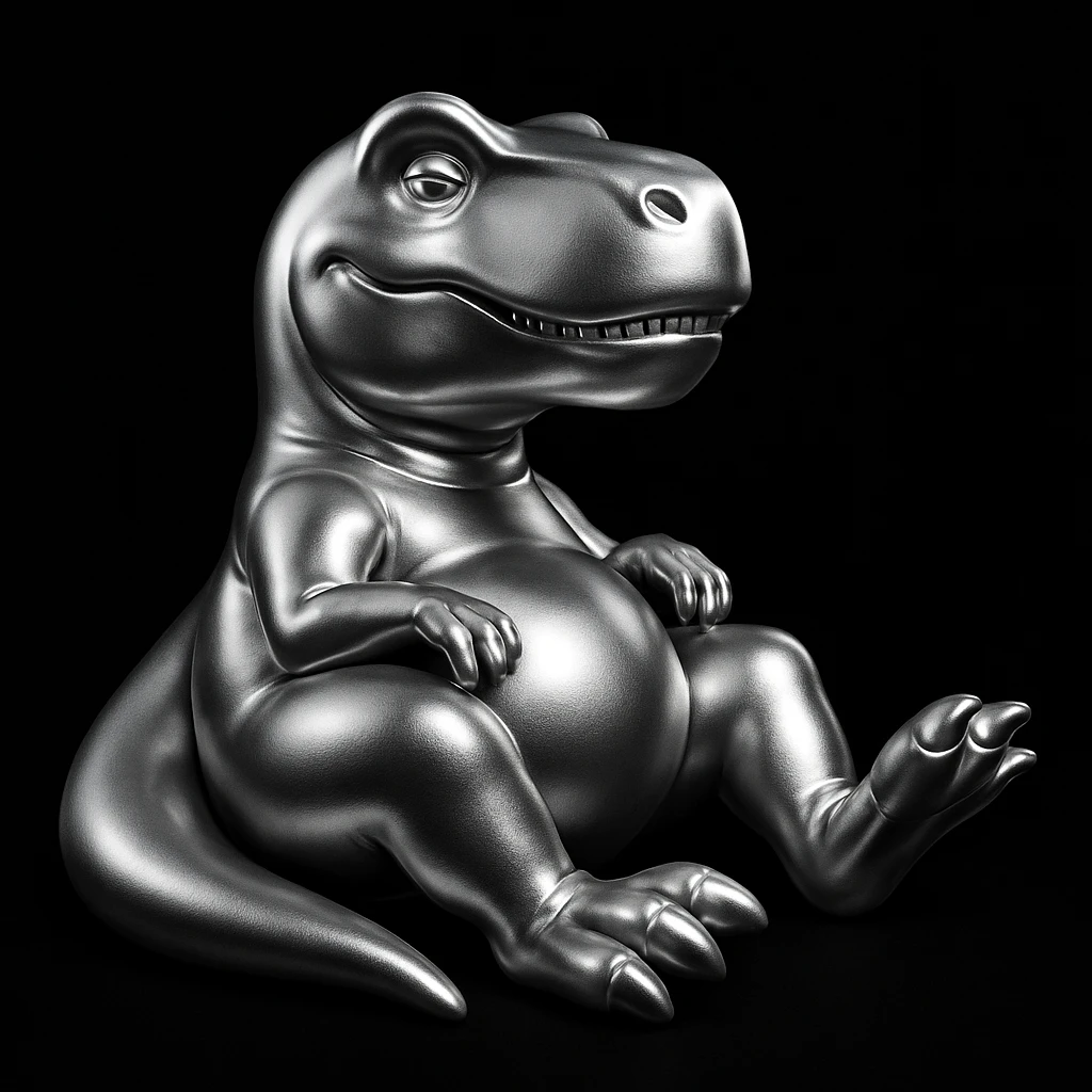 T-Rex chillin emoji