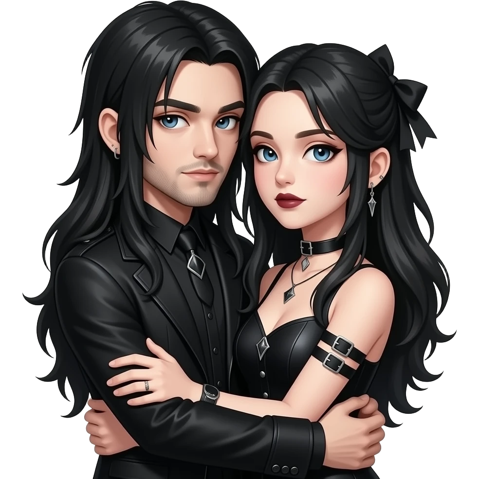goth love emoji