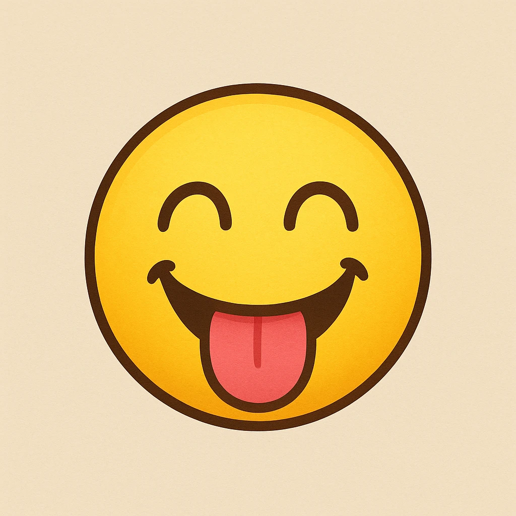face with tongue out emoji emoji