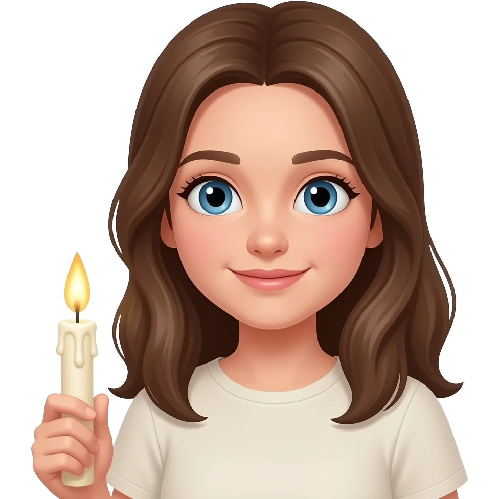 candle girl emoji