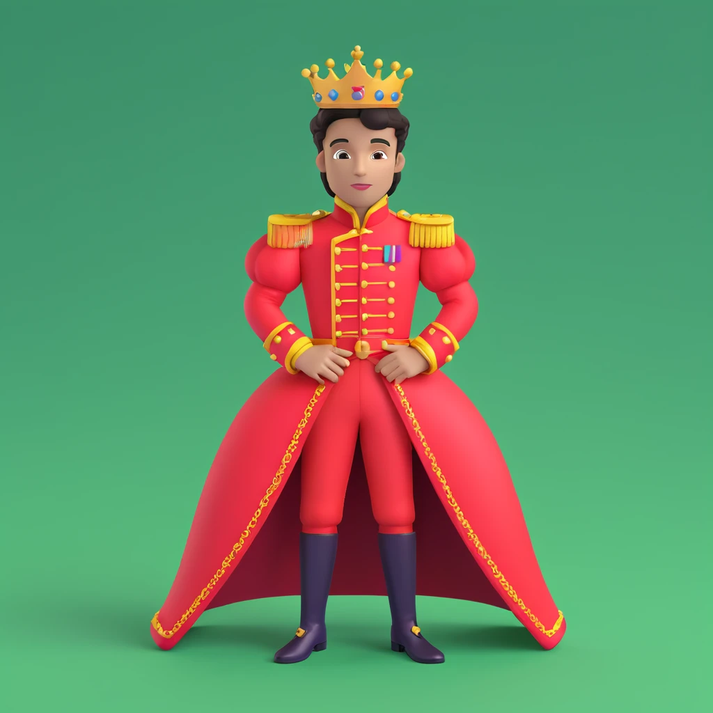 prince in red dress, royal background emoji
