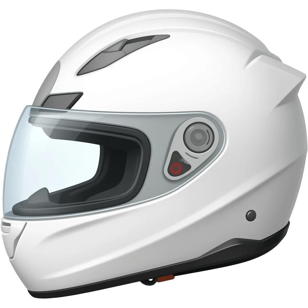 Casco blanco emoji