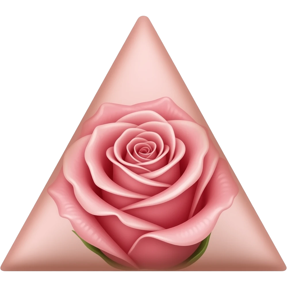triangle rose emoji