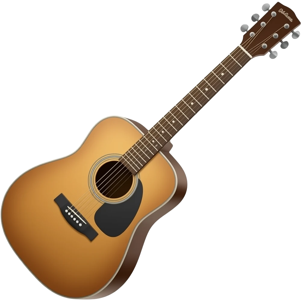 acoustic guitar emoji