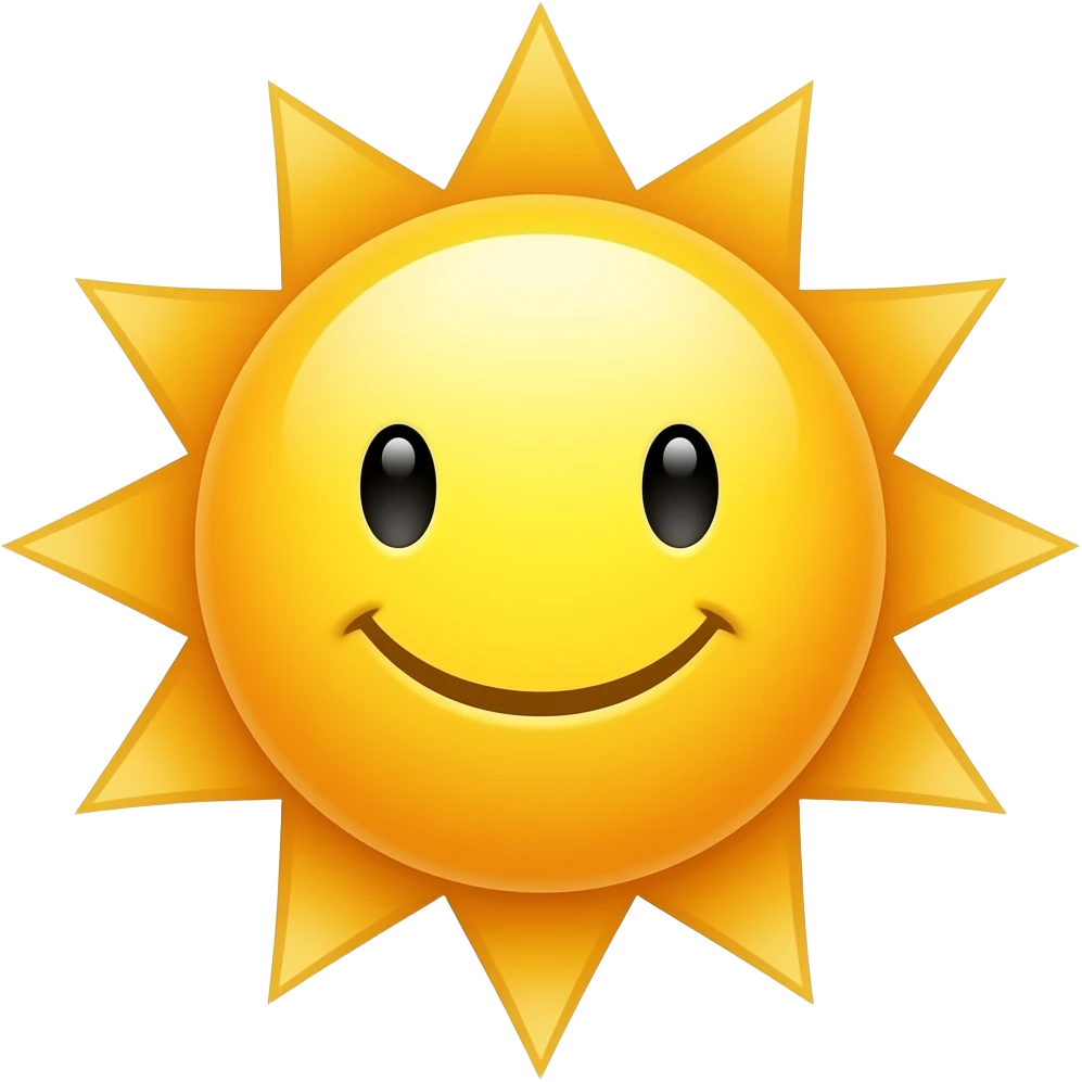 Summer emojis which goes with yellow emoji